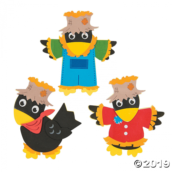 Scarecrow Magnet Craft Kit (Makes 12)