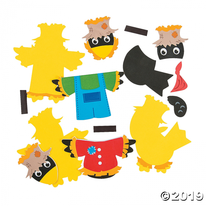 Scarecrow Magnet Craft Kit (Makes 12)