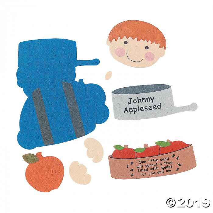 Johnny Appleseed Magnet Craft Kit (Makes 12)