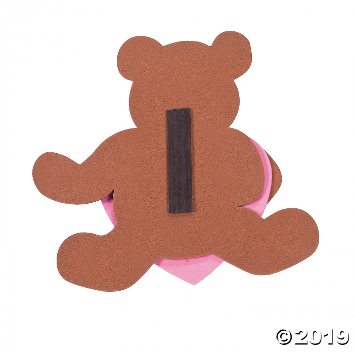 Beary Special Valentine Magnet Craft Kit (Makes 12)