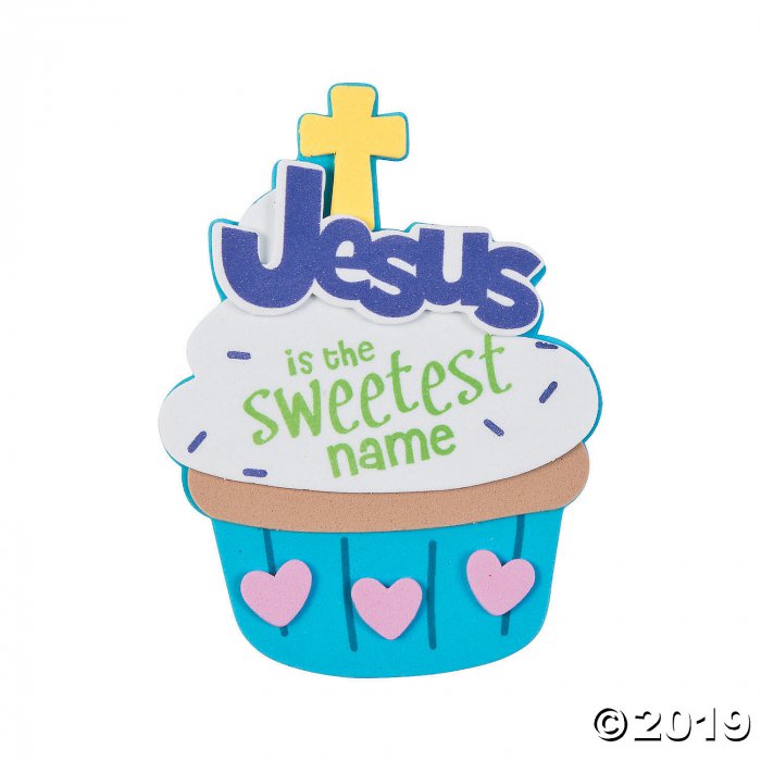 Jesus Is the Sweetest Name Magnet Craft Kit (Makes 12)