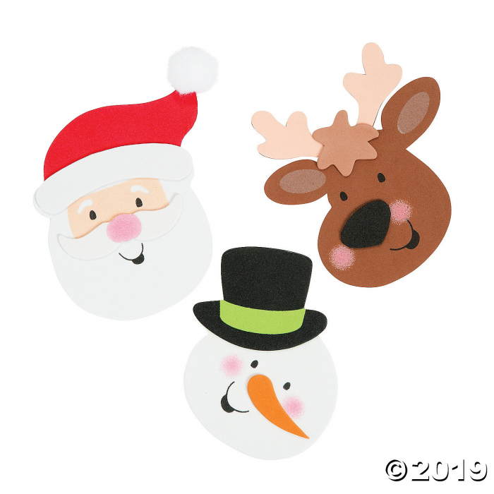 Christmas Friends Magnet Craft Kit (Makes 12)