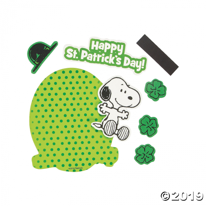 Snoopy Leprechaun Magnet Craft Kit (Makes 12)