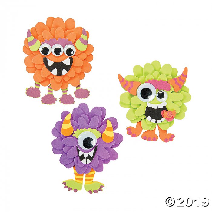 Monster Flower Magnet Craft Kit (Makes 12)