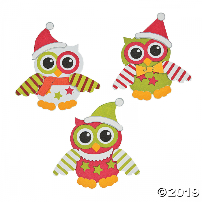 Christmas Owl Craft Kit (Makes 12)
