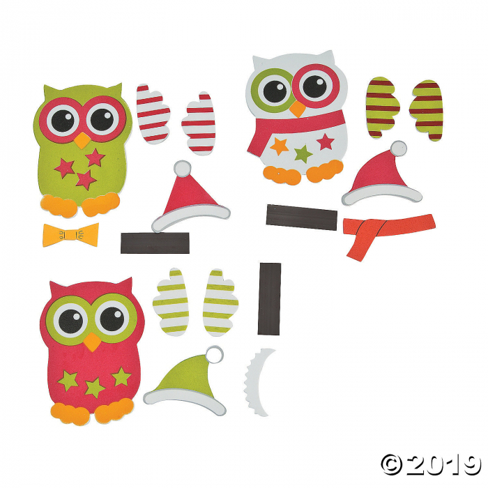 Christmas Owl Craft Kit (Makes 12)