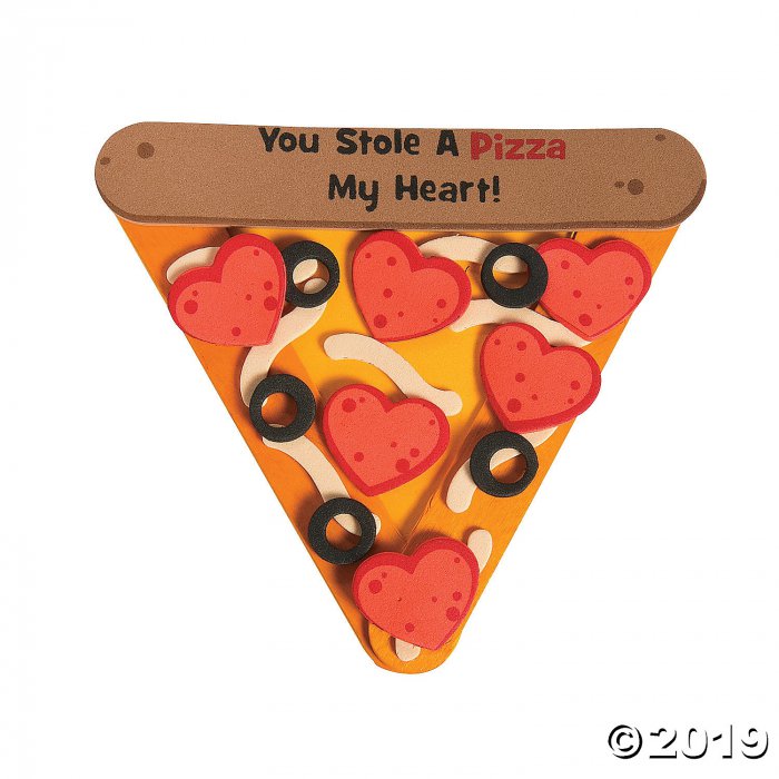 Stole a Pizza My Heart Magnet Craft Kit (Makes 12)