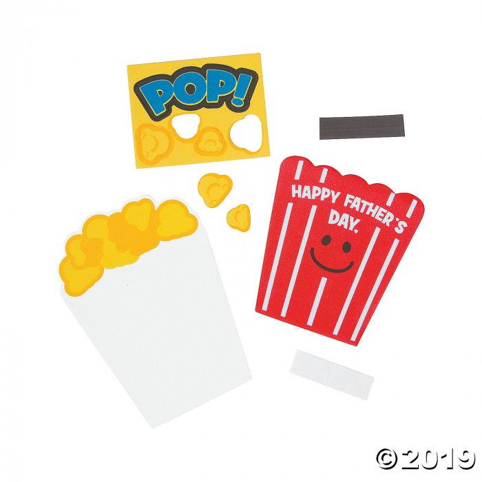 Popcorn Father's Day Magnet Craft Kit (Makes 12)