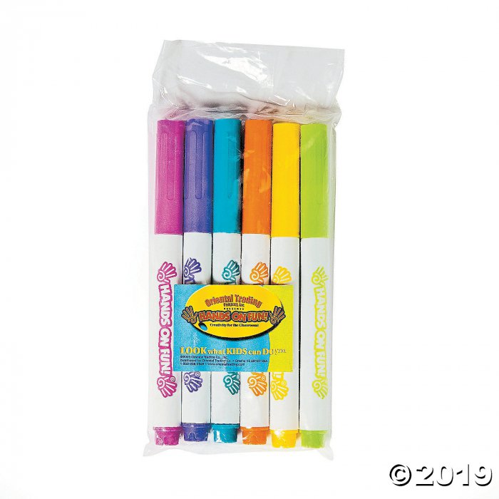 6-Color Neon Fabric Markers (1 Set(s))