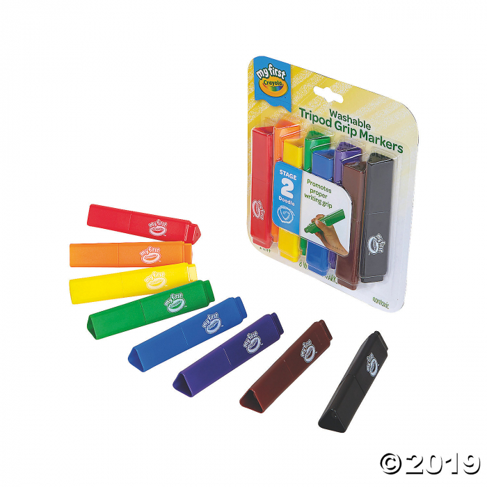 8 Color Crayola® My First Tripod Grip Washable Markers (1 Set(s))
