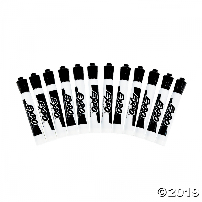 Black Expo® Low Odor Original Ink Dry Erase Markers (12 Piece(s))