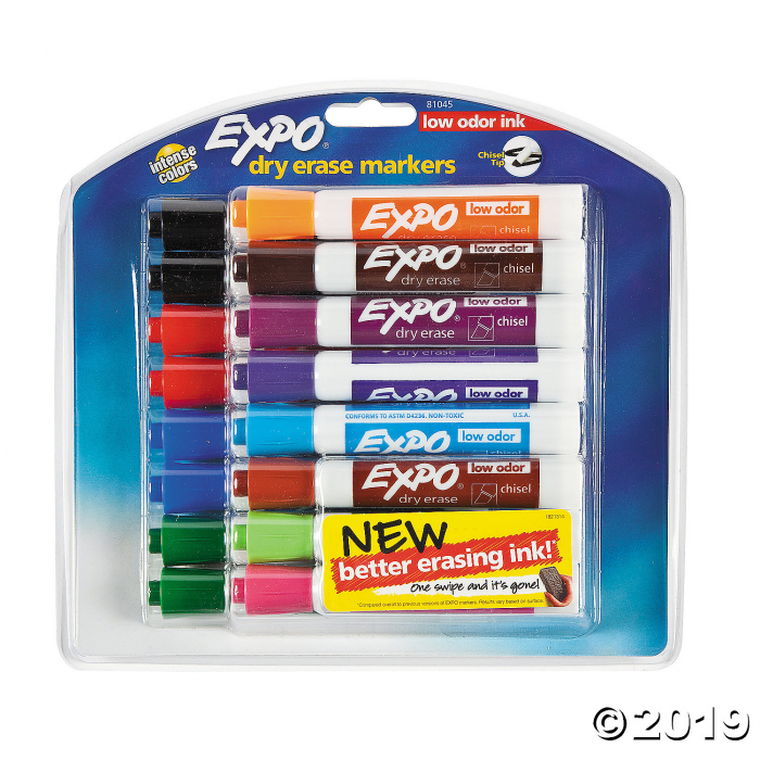 16-Color Expo® Washable Low Odor Dry Erase Markers (1 Set(s))