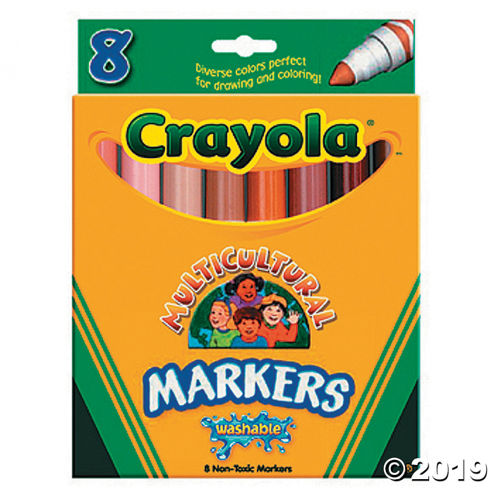 8-Color Multicultural Crayola® Markers (6 Set(s))