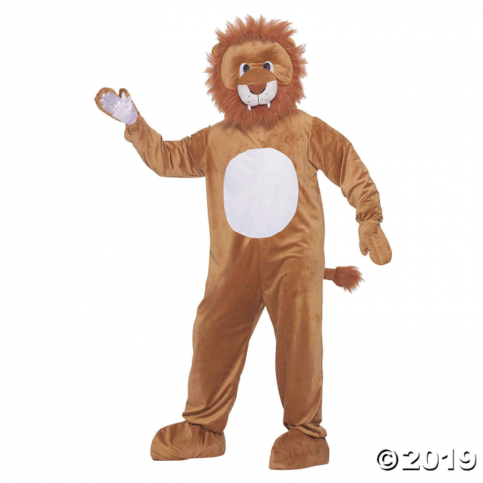 Adult's Leo The Lion Mascot Costume - Standard (1 Piece(s))
