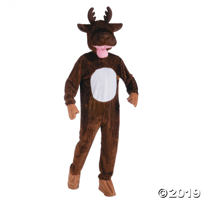 Adult's Moose Mascot Costume (1 Piece(s))