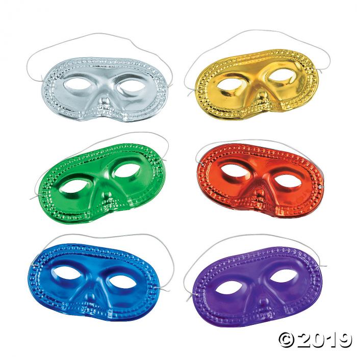 Gleaming Masquerade Masks (24 Piece(s)) Gleaming Masquerade Masks (24 Piece(s))