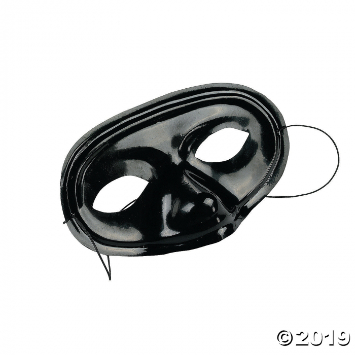 Black Half Masks (24 Piece(s))