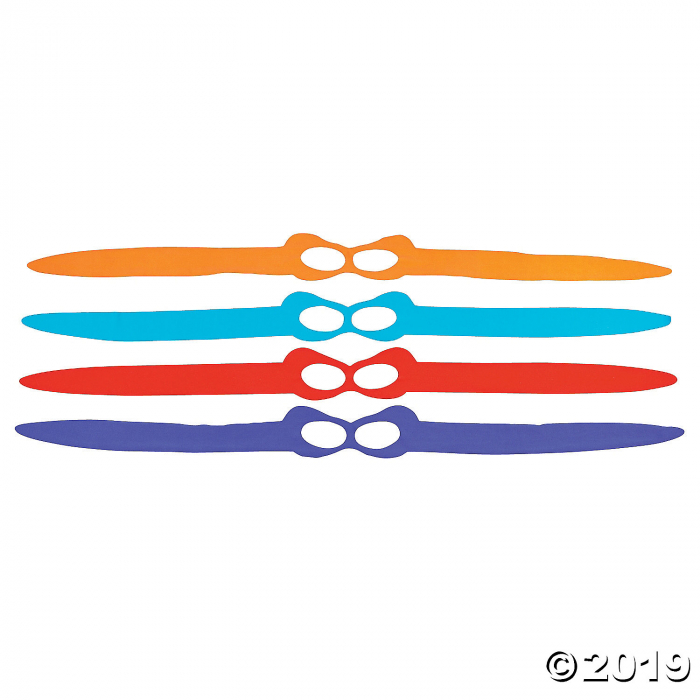 Tie-On Superhero Ninja Masks (Per Dozen)