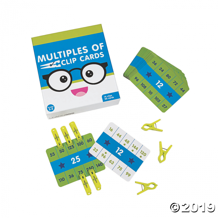Multiples Of Clip Cards (1 Set(s)) Multiples Of Clip Cards (1 Set(s))