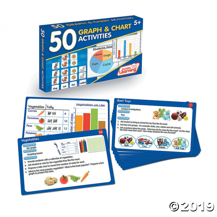 50 Data Handling Activities (Activity Cards Set) (1 Set(s))