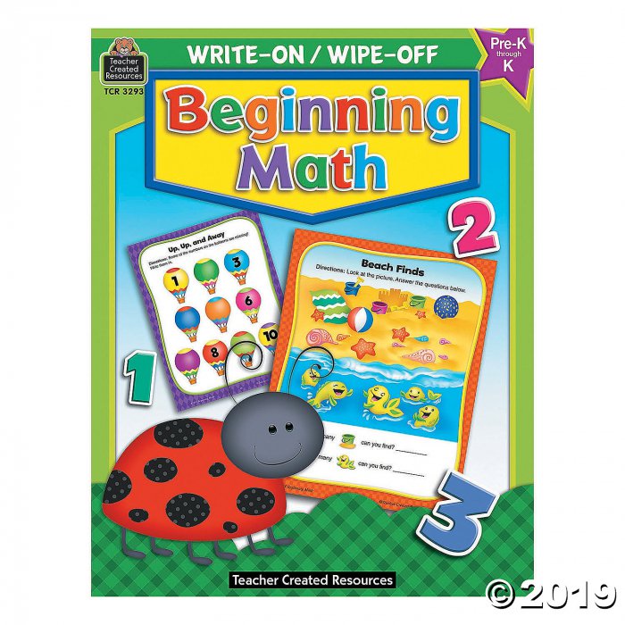 Write On, Wipe Off Beginning Math Book (1 Piece(s))