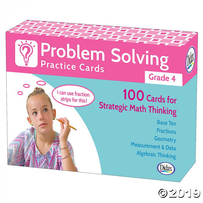 Problem Solving Practice Cards, Grade 4 (1 Piece(s))