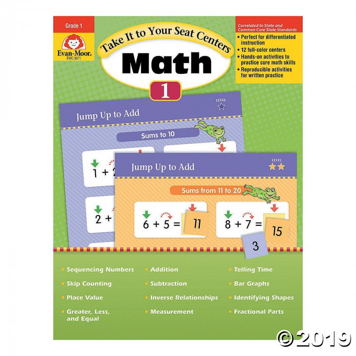 Take It to Your Seat: Math Centers, Teacher Resource Book, Grade 1 (1 Piece(s))
