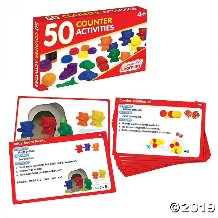 50 Math Counter Activities (1 Set(s))