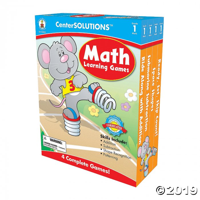 1st Grade Math Learning Games Set (1 Set(s))