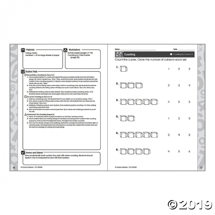 Math Workshop Resource Book - Kindergarten (1 Piece(s))