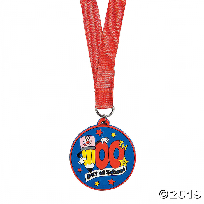 100th Day of School Medals (Per Dozen) 100th Day of School Medals (Per Dozen)
