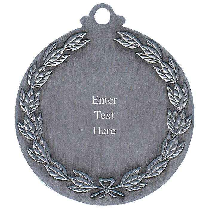 Personalized Antiqued Lamp of Knowledge Medal