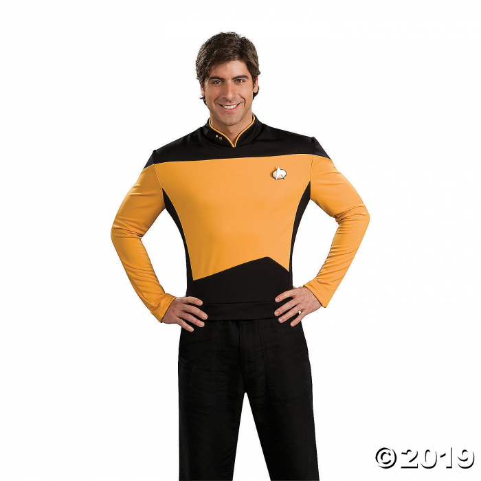 Men's Deluxe Star Trek: The Next Generation Operations Uniform Costume - Medium (1 Piece(s)) Men's Deluxe Star Trek: The Next Generation Operations Uniform Costume - Medium (1 Piece(s))