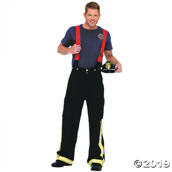 Men's Fireman Costume - Extra Large (1 Set(s)) Men's Fireman Costume - Extra Large (1 Set(s))