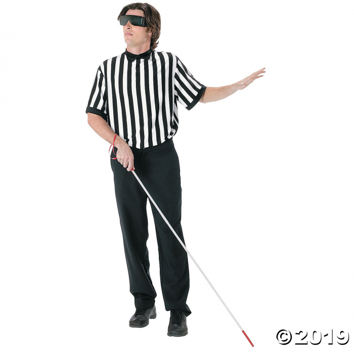 Men's Referee Blind Kit Costume - Standard (1 Set(s)) Men's Referee Blind Kit Costume - Standard (1 Set(s))