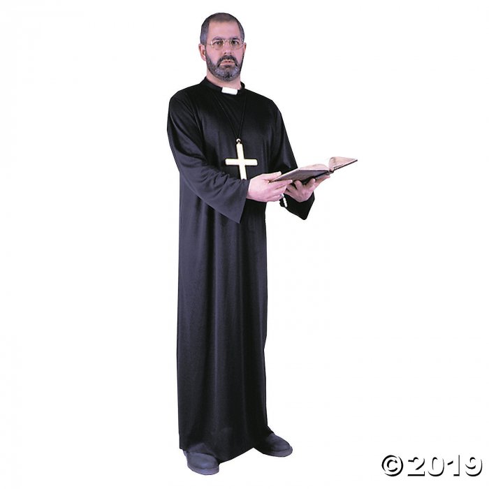 Men's Priest Costume - Standard (1 Piece(s))