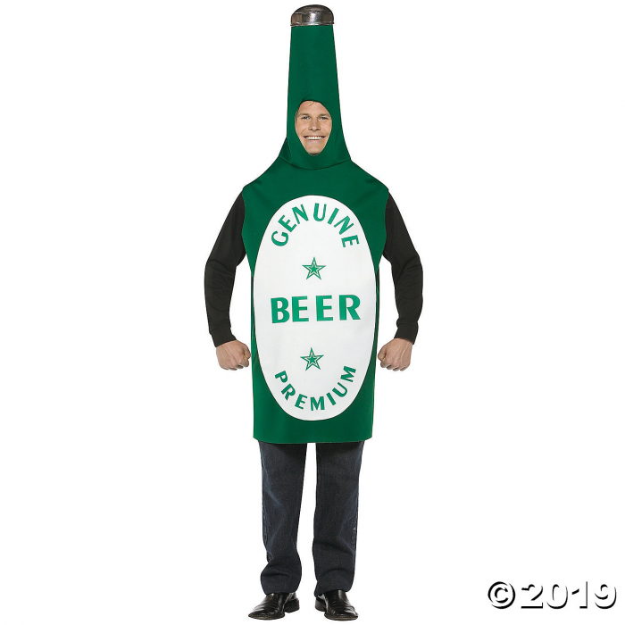 Adult's Beer Bottle Costume (1 Set(s)) Adult's Beer Bottle Costume (1 Set(s))