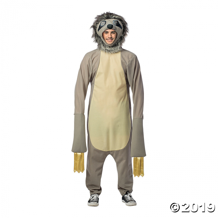 Adult Sloth Costume (1 Piece(s)) Adult Sloth Costume (1 Piece(s))