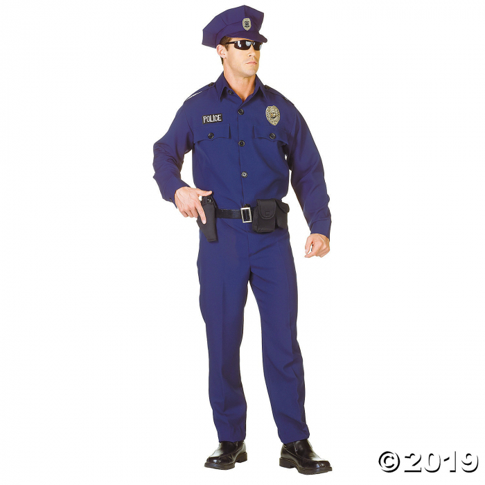 Men's Police Officer Costume - 2X (1 Set(s)) Men's Police Officer Costume - 2X (1 Set(s))