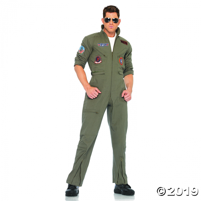 Men's Top Gun Jumpsuit Costume - Extra Large (1 Piece(s))