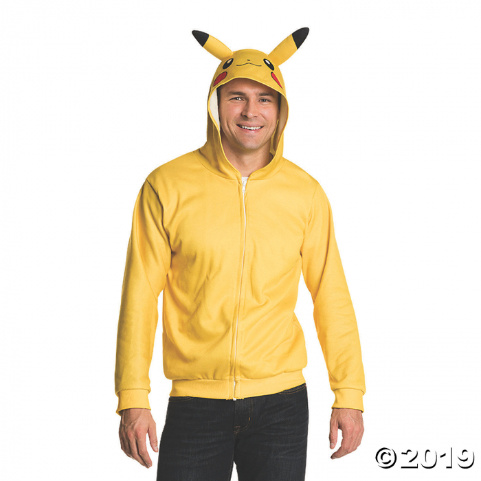 Pikachu hoodie with store ears and tail