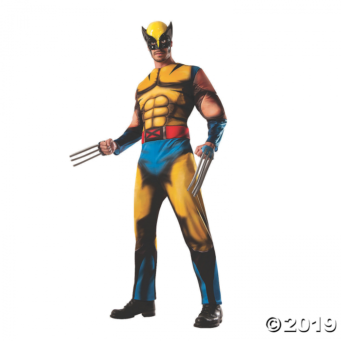 Men's Deluxe Muscle Chest Wolverine Costume - Standard (1 Piece(s)) Men's Deluxe Muscle Chest Wolverine Costume - Standard (1 Piece(s))