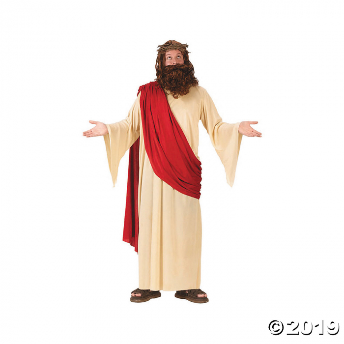 Men's Jesus Costume - Extra Large (1 Piece(s)) | GlowUniverse.com