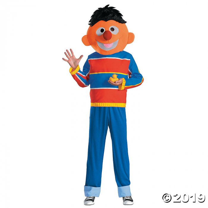 Men's Retro Sesame Street Ernie Costume - Small (1 Set(s))