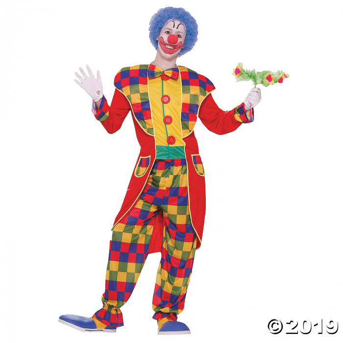 Men's Tuxedo Clown Costume (1 Piece(s))