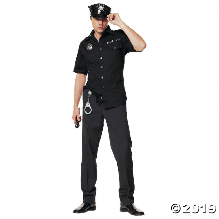 Men's Cop Costume - Large (1 Set(s))