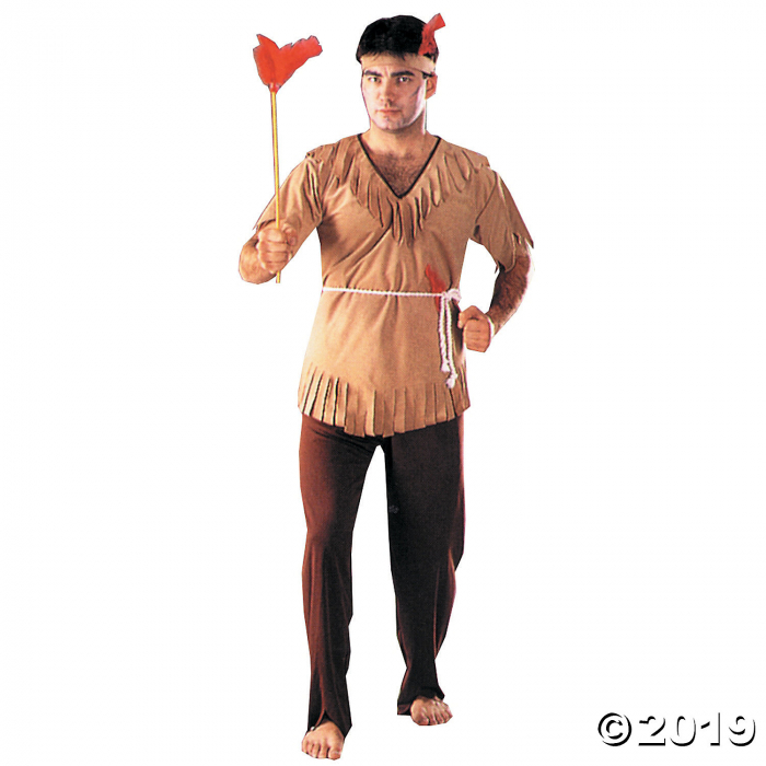 Men's American Indian Man Costume - Large (1 Set(s))