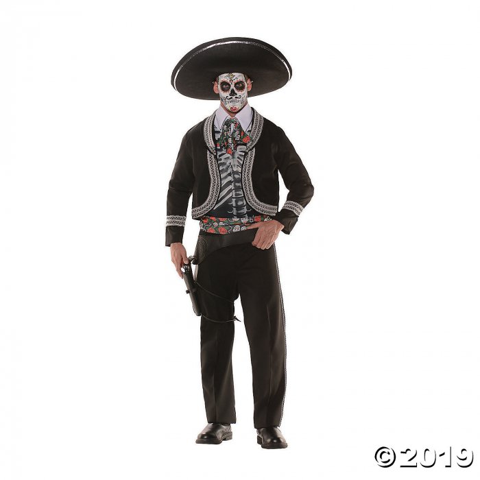 Men's Day of the Dead Costume (1 Piece(s))