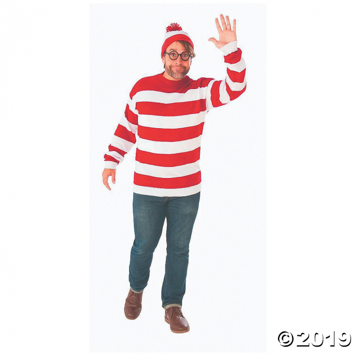 Men's Plus Size Where's Waldo Costume (1 Piece(s)) Men's Plus Size Where's Waldo Costume (1 Piece(s))