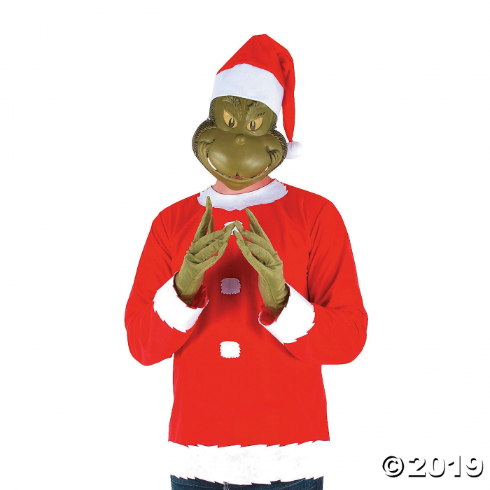 Men's The Grinch Santa Costume - Small/Medium (1 Set(s))
